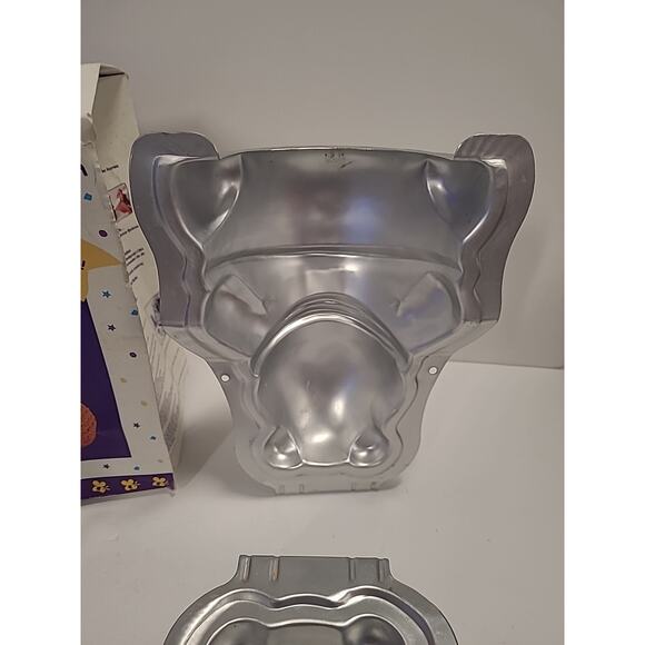 1998 Disney Winnie The Pooh Stand Up Cake Pan in Box NO CLIPS Honey Pot Vintage - Picture 5 of 11